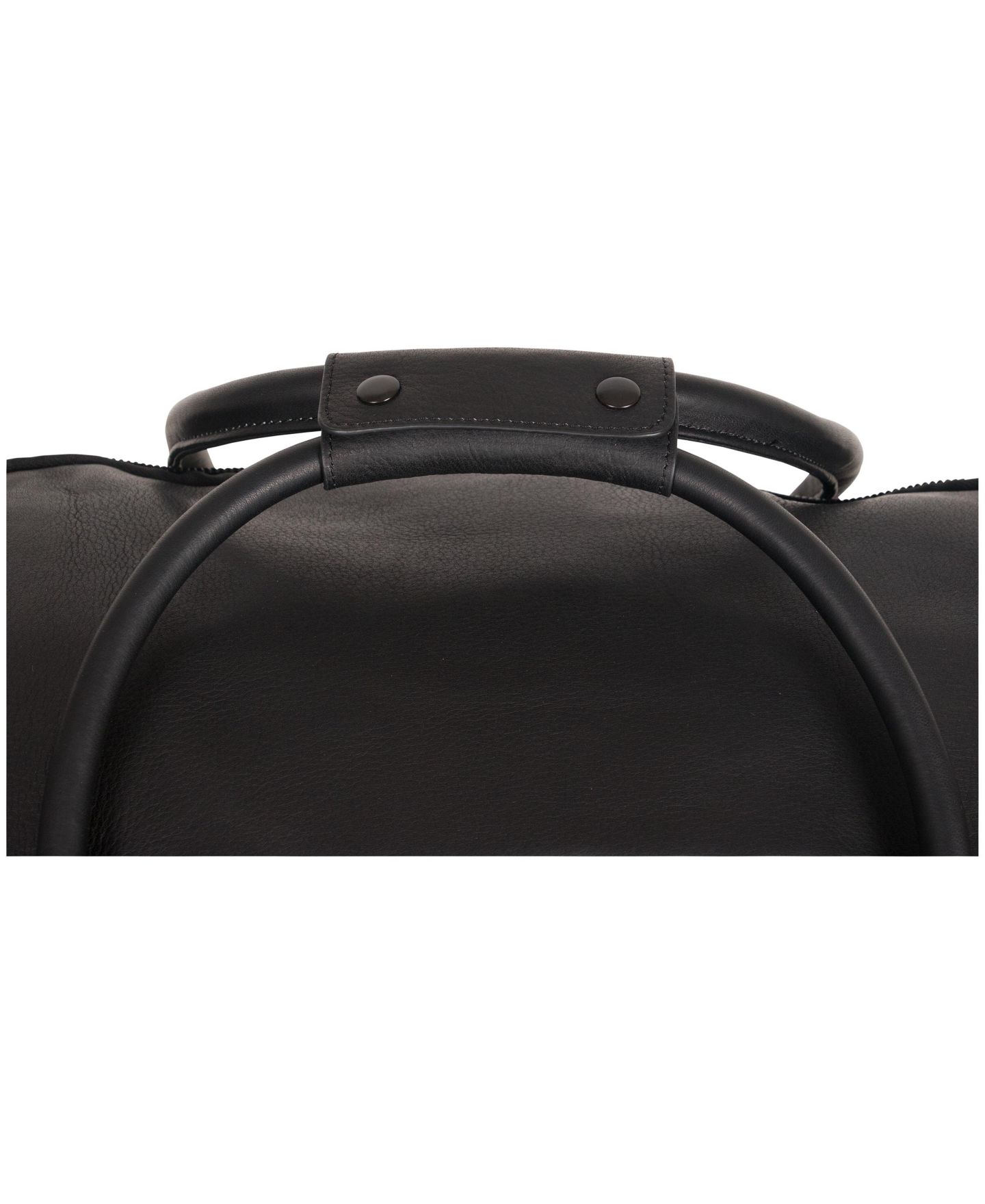 Сумка Kenneth Cole Reaction Colombian Leather 20" Single Compartment Top Load Travel Duffel, цвет: Чёрный — фото 2