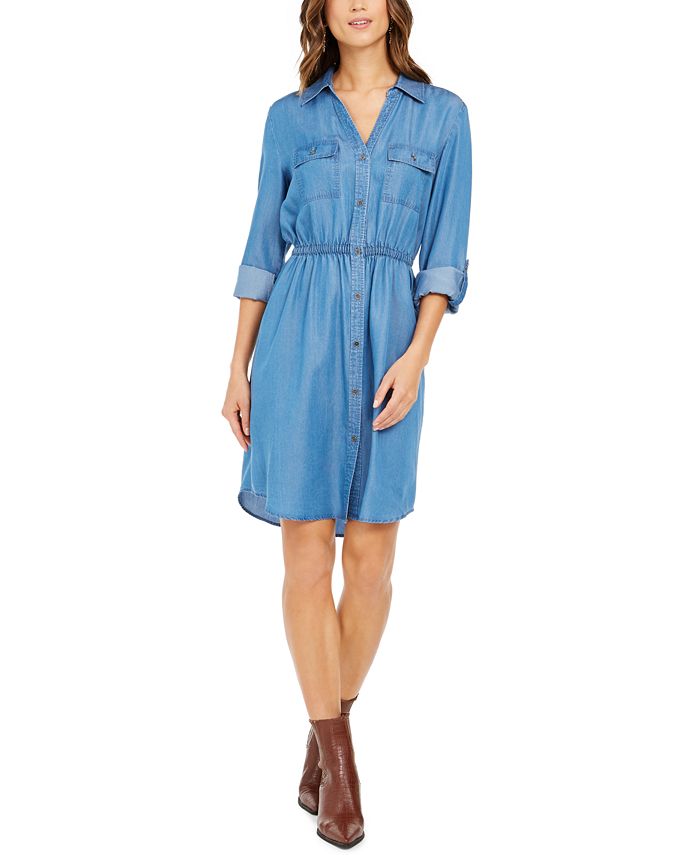 Style & Co Woven Utility Dress, Created for Macy's - Macy's