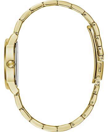 Caravelle - Women's Gold-Tone Stainless Steel Bracelet Watch 30mm
