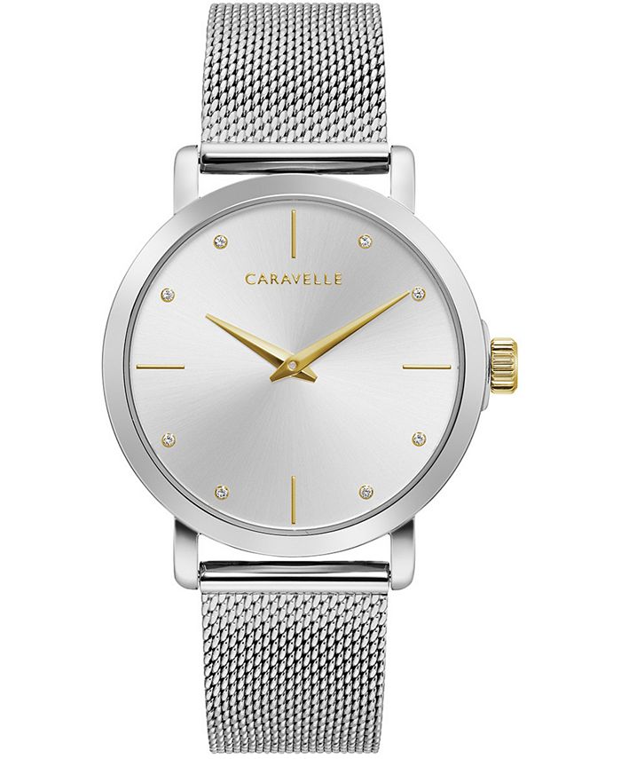 Caravelle - Women's Stainless Steel Mesh Bracelet Watch 36mm
