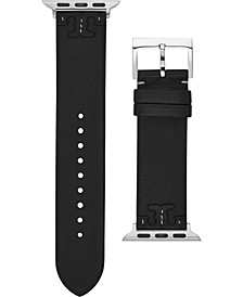 Women's McGraw Black Band For Apple Watch® Leather Strap 38 mm/40mm