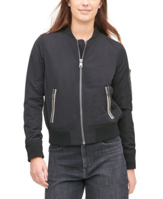 levi black bomber jacket