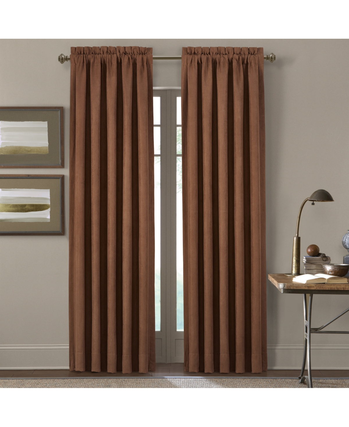 J Queen New York Timber Window Panel Pair, 50