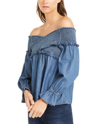 macy's inc off the shoulder tops