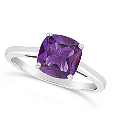 Amethyst (1-3/4 ct. t.w.) Ring in Sterling Silver. Also Available in Rose Quartz (2-1/4 ct. t.w.) and Citrine (1-7/8 ct. t.w.) 