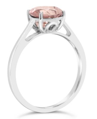 Amethyst (1-3/4 ct. t.w.) Ring in Sterling Silver. Also Available in Sky Blue Topaz (2-3/8 ct. t.w.) and Rose Quartz (1-9/10 ct. t.w.)