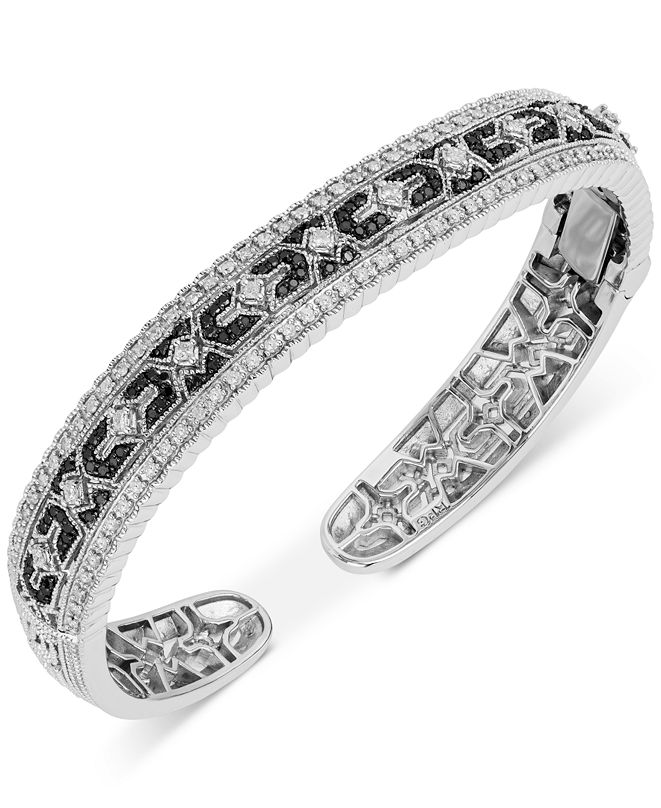 Macy's Diamond Cuff Bracelet (11/4 ct. t.w.) in Sterling Silver