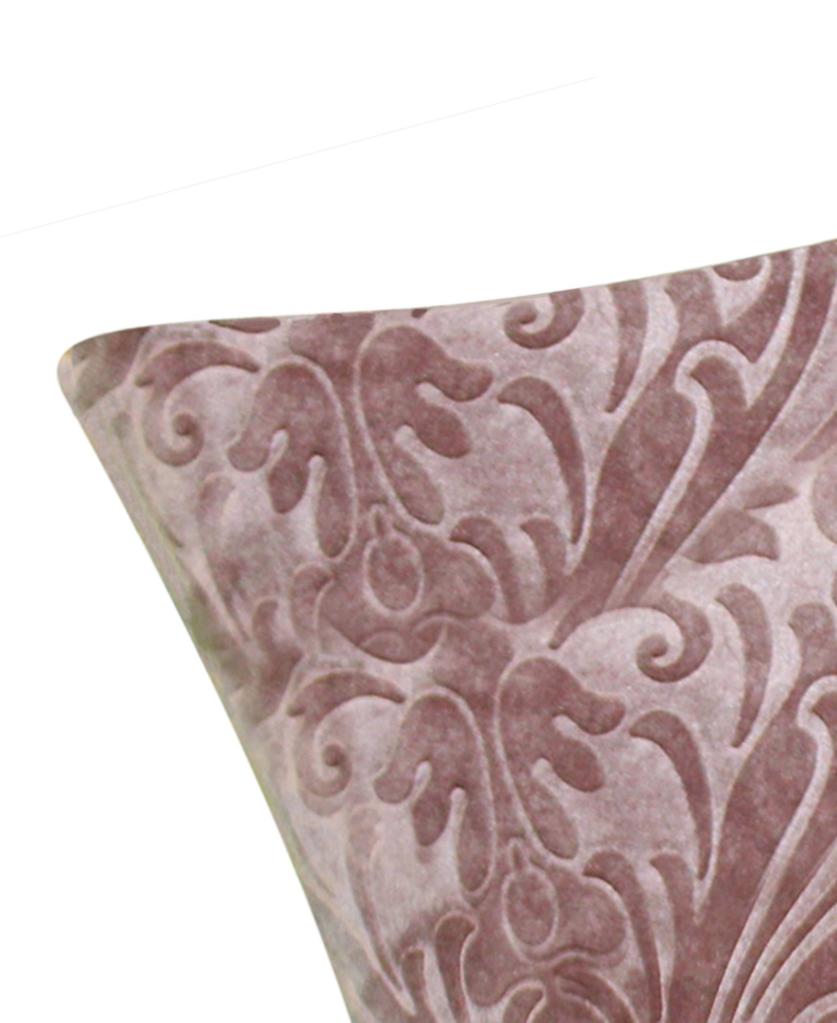 Embossed Velvet Decorative Pillow