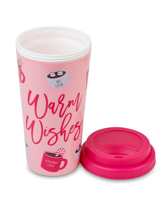 TriCoastal Design "Warm Wishes" Travel Mug & Earmuff Gift Set Macy's