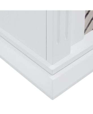 Elior Marble Tiled Electric Fireplace