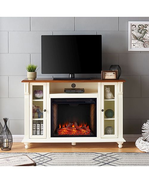 Southern Enterprises Chelmsford Alexa Enabled Electric Fireplace