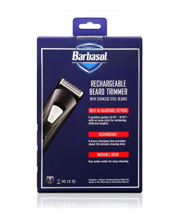 Barbasol 1300 Series Rechargeable Beard Trimmer Macy's