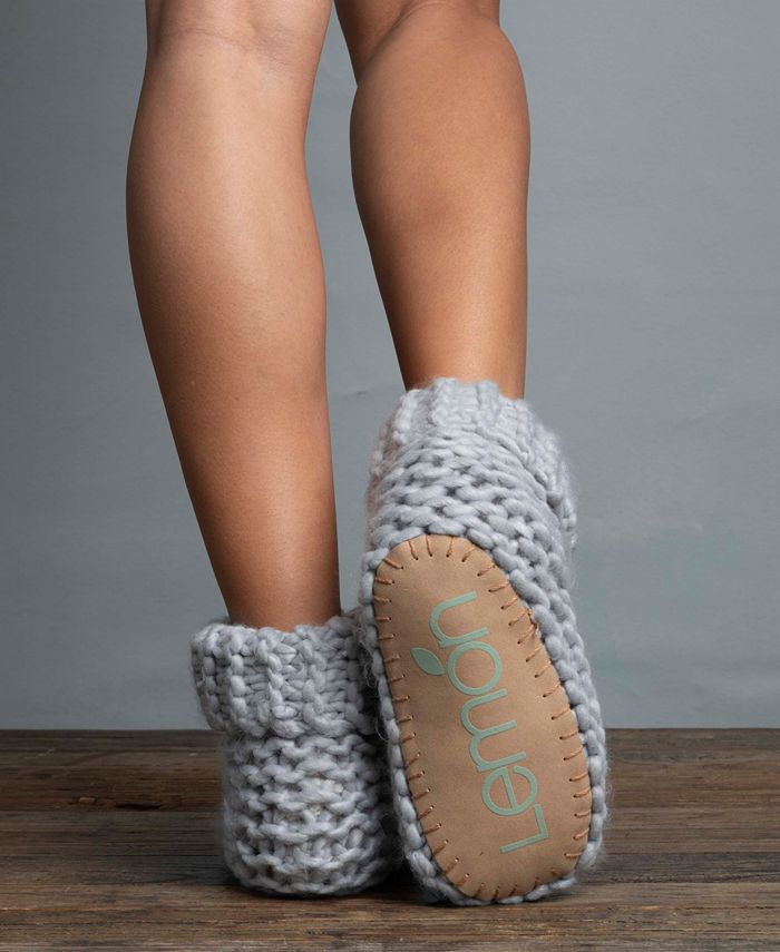 Macys discount lemon slippers