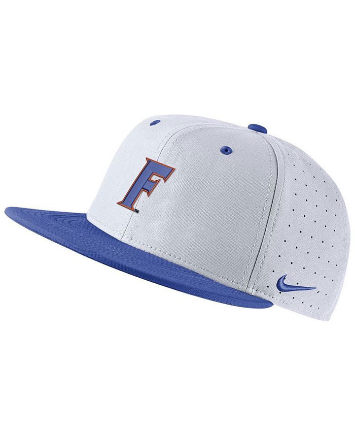 Men's Nike White Florida Gators Aerobill Performance True Fitted Hat