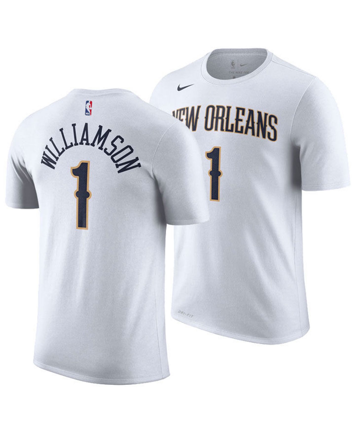 Мужская футболка Nike Zion Williamson New Orleans Pelicans Association Player — фото 1