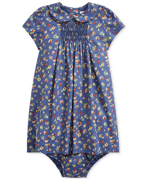 Polo Ralph Lauren Baby Girls A Line Dress Reviews All Girls Dresses Kids Macy S