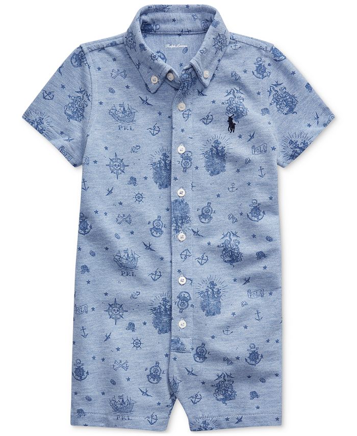 Polo Ralph Lauren Baby Boys Lightweight Romper Macy's