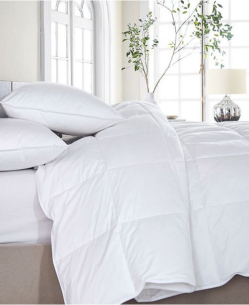 DOWNHOME Featherloft Goose Feather Down Comforter, Queen & Reviews - Comforters: Fashion - Bed ...