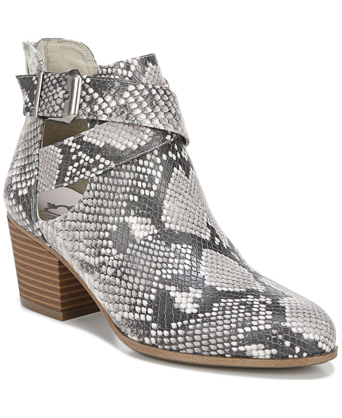 Snakeskin online booties macys