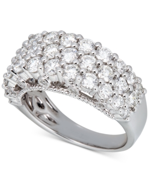 image of Diamond Triple Row Band (2-1/2 ct. t.w.) in 14k White Gold