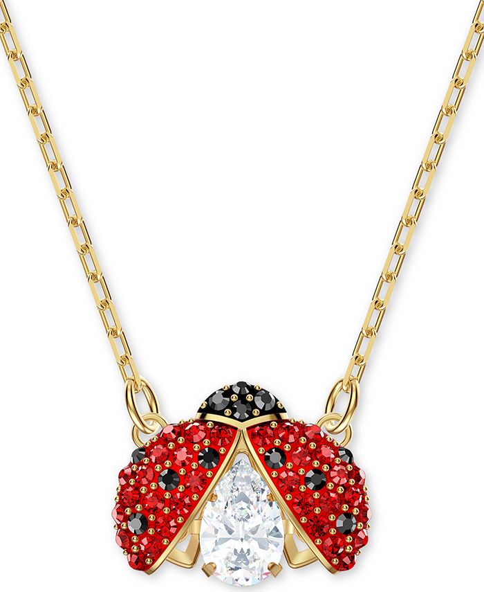 Ladybug pendant necklace clearance
