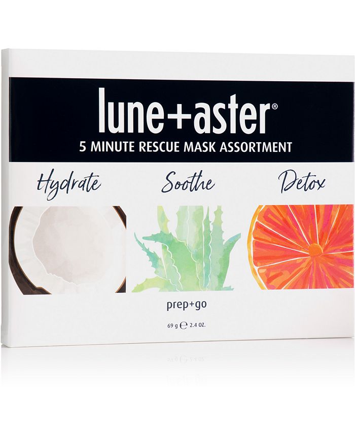 Lune+Aster - Lune+Aster 3-Pc. 5 Minute Rescue Mask Assortment Set