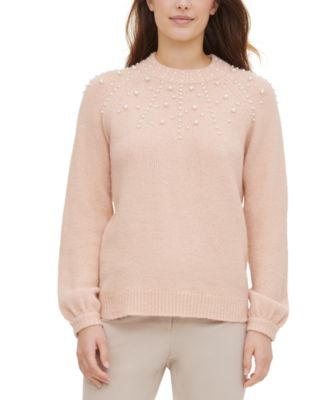 calvin klein embellished sweater