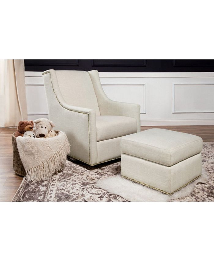 Million Dollar Baby Classic Harper Swivel Glider With Gliding Ottoman Macy's