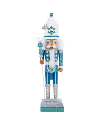 Kurt Adler - 17-Inch Hollywood Turquoise/White Nutcracker