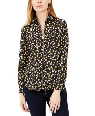 macys michael kors petite tops