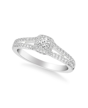 image of Diamond Engagement Ring (1/2 ct. t.w.) in 14k White, Yellow or Rose Gold