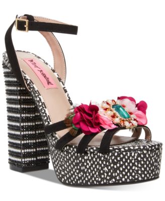 betsey johnson platform shoes