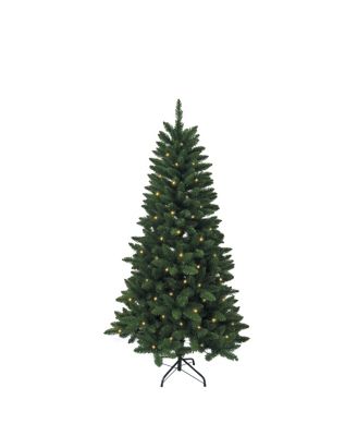 Kurt Adler - 4.5-Foot Pre-Lit LED Green Pine Christmas Tree