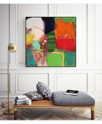 30" x 30" Heart Chambers Art Block Framed Canvas