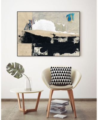 14" x 11" Modern Collage VI Art Block Framed Canvas