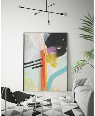 20" x 16" Rhythm Variations I Art Block Framed Canvas