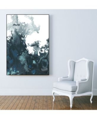 Giant Art 20" x 16" Tempest II Art Block Framed Canvas