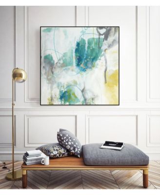 20" x 20" Aquatic Atmosphere II Art Block Framed Canvas