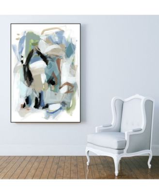 40" x 30" Fall III Art Block Framed Canvas