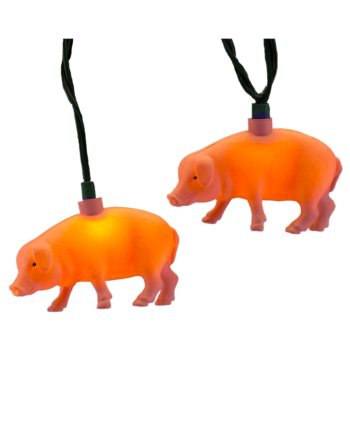 Kurt Adler Ul 10-LightPig Light Set - Pink