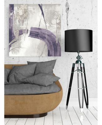 20" x 20" Ink I Lavender Version Museum Mounted Canvas Print