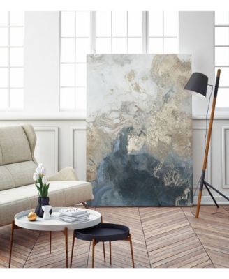 40" x 30" Ocean Splash II Version Museum Mounted Canvas Print