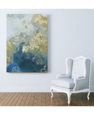 20" x 16" Ocean Splash II Museum Mounted Canvas Print