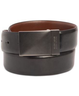 kenneth cole reaction men's reversible plaque buckle belt