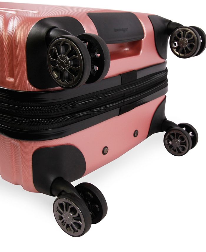 Brookstone Brett 21" Hardside CarryOn Luggage with Charging Port Macy's