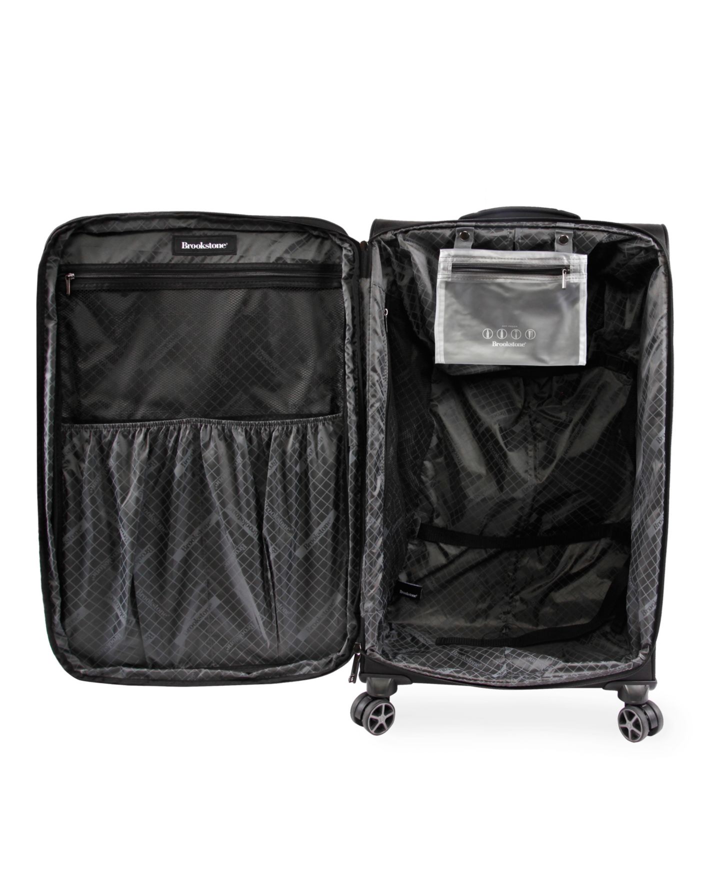 Чемодан Brookstone Elswood Large Check-in Spinner, цвет: Угольный — фото 3