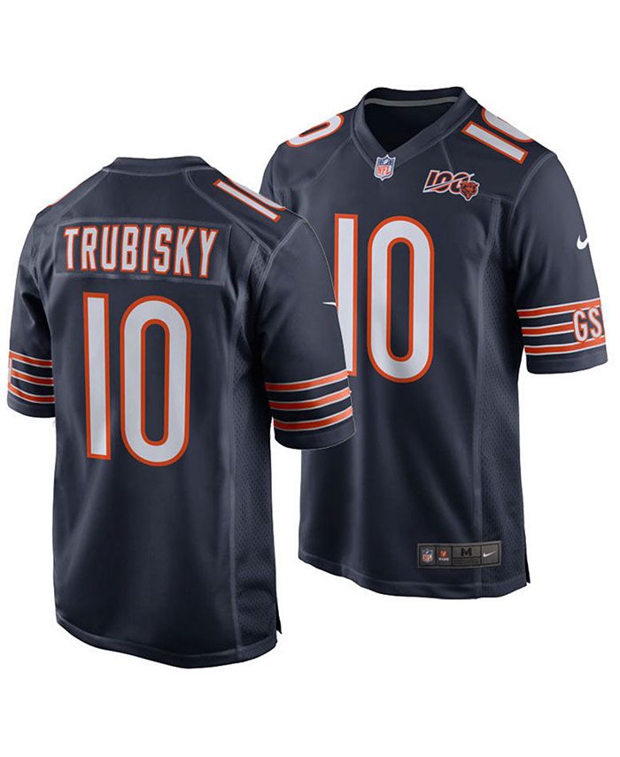 Nike Men's Chicago Bears NFL 100th Patch Game Jersey - Macy's