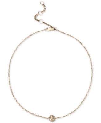 Givenchy Crystal Fireball Pendant Necklace 16