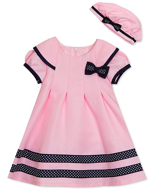Rare Editions Baby Girls 2 Pc Sailor Dress Hat Set Reviews