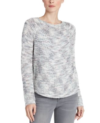 Jones New York Marled Raglan-Sleeve Sweater - Macy's